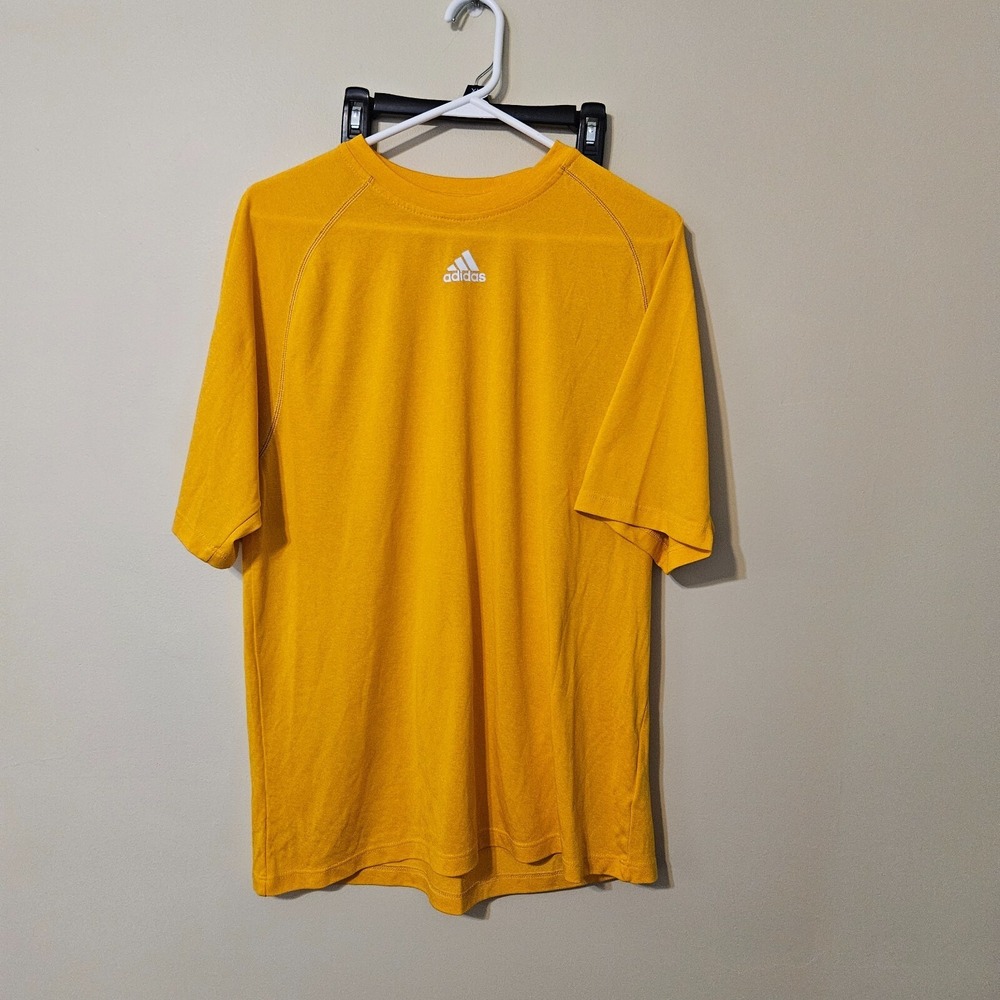 Adidas men's‎ t shirt Size Medium Orange